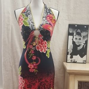 Japanese style maxi dress